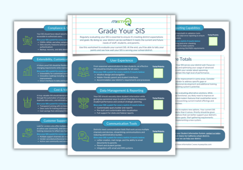 Grade Your SIS Worksheet - Preview (1)