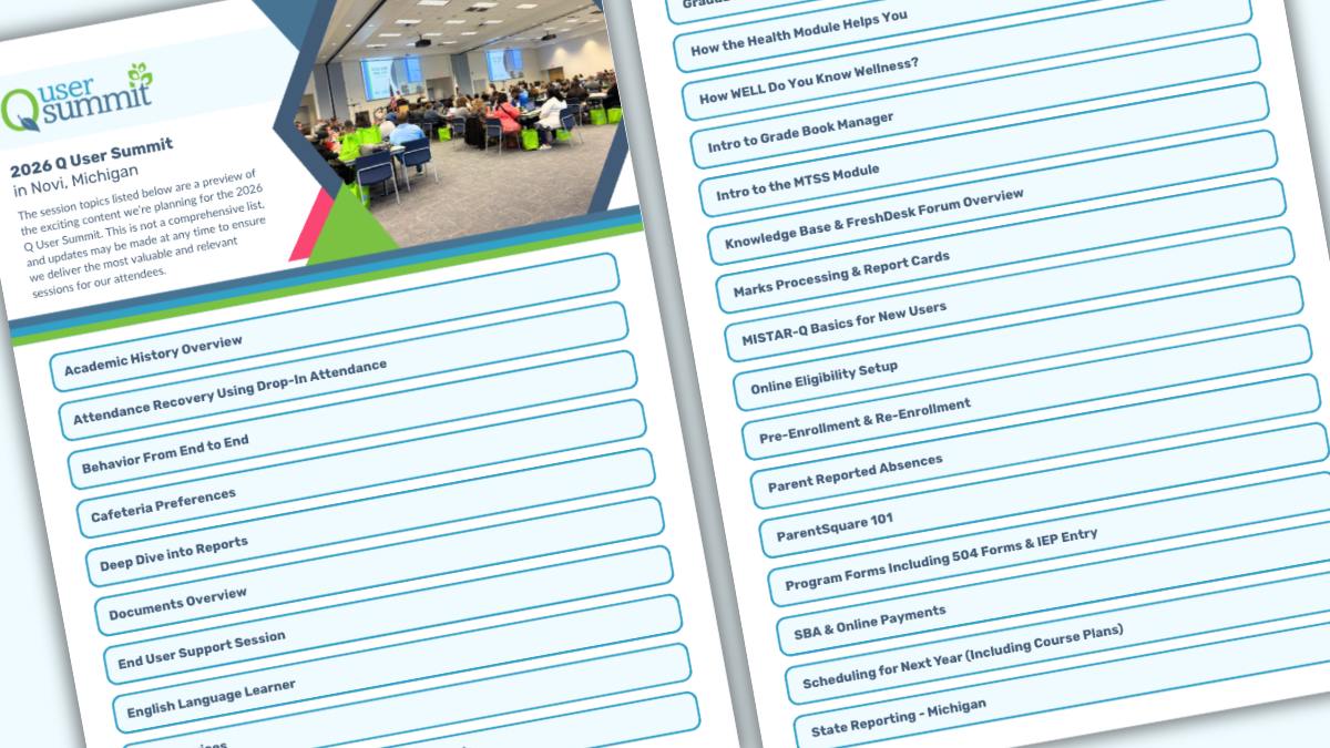 Q User Summit 2026 Session Preview